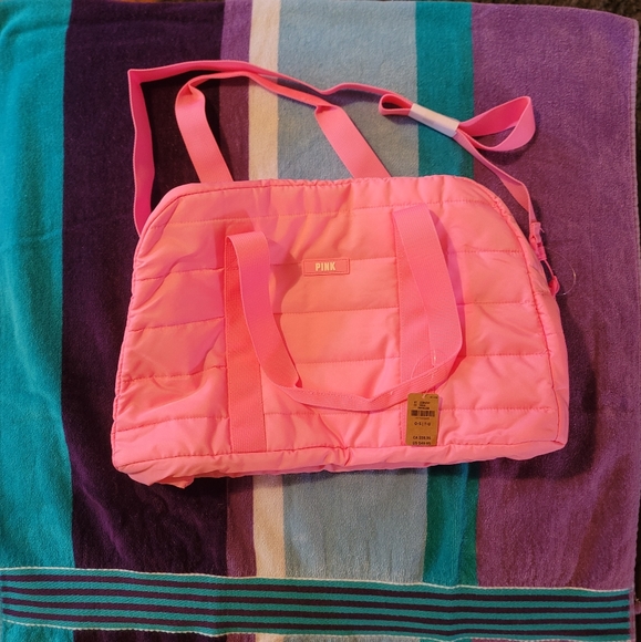 PINK Victoria's Secret Bags Nwt Vs Pink Duffle Bag Poshmark